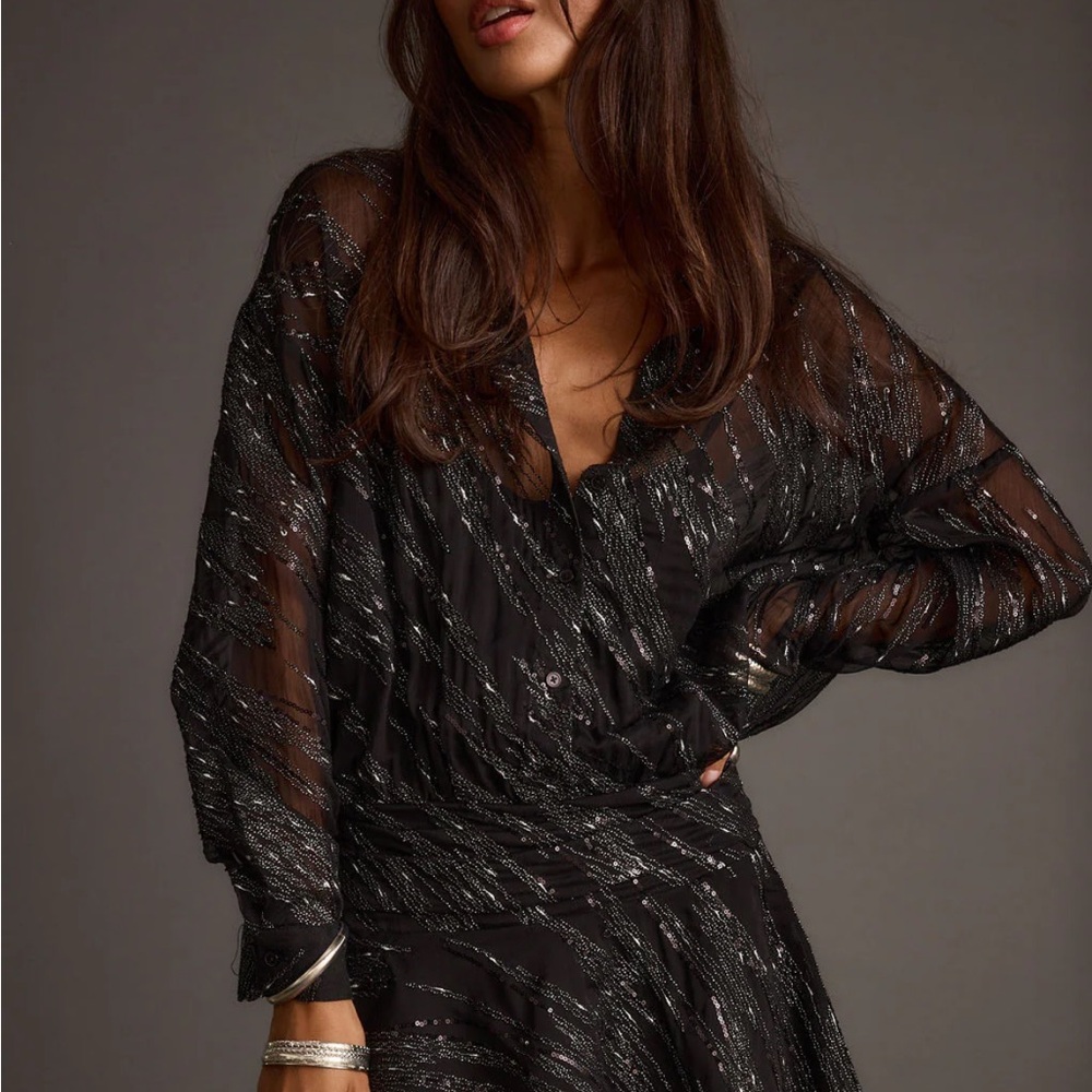 12th Tribe Mini Drop Waist Dress